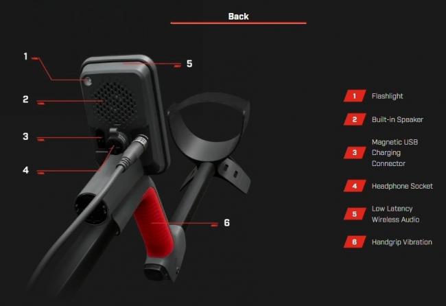 vanquish 460 back features